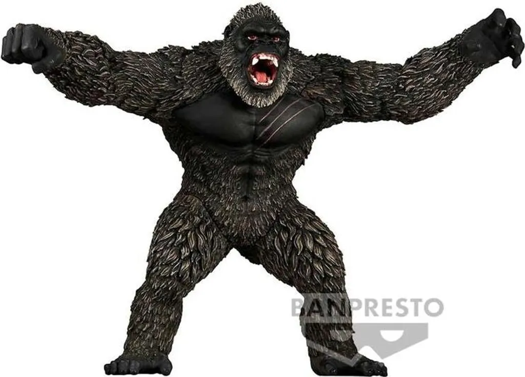 Figurine Kong 2024 Roar Attack 13cm - Jouet Articulé avec Sonore