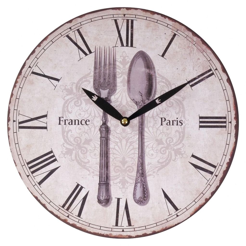 Zeitlose Wanduhr Ø29cm Landhausstil Shabby Vintage Antik Produktbild 
