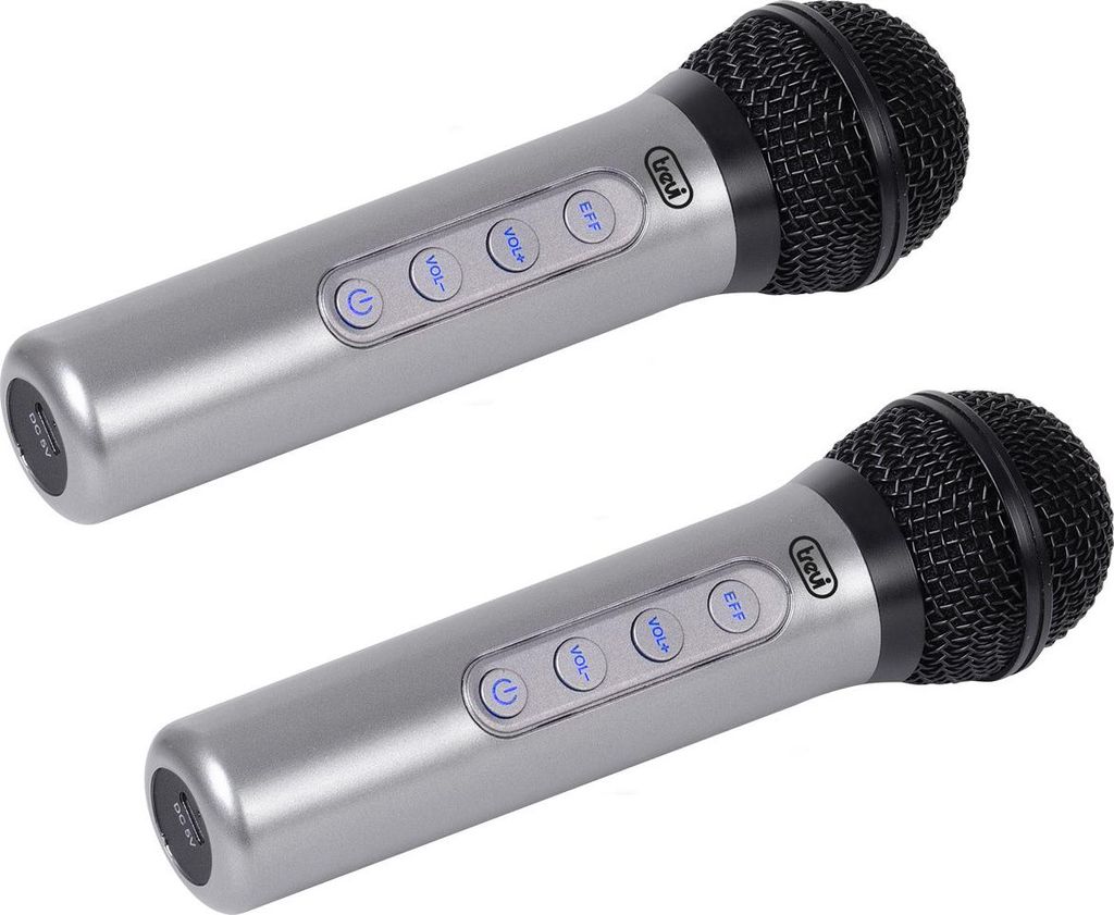 Trevi EM 415 R, Karaoke-Mikrofon, Unidirektional, Tasten, Produktbild 