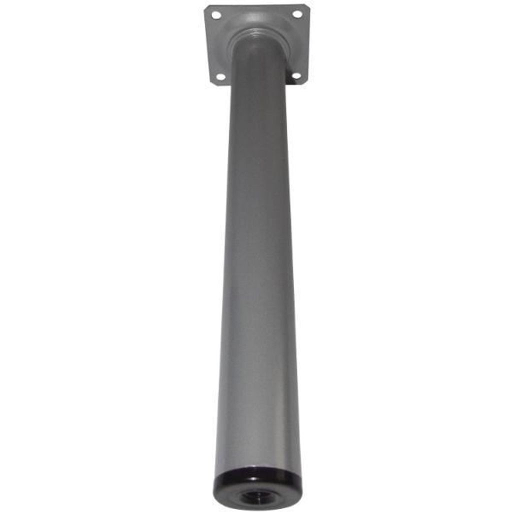Element System Stahlrohrfuß rund Ø30 H 750mm weißalu