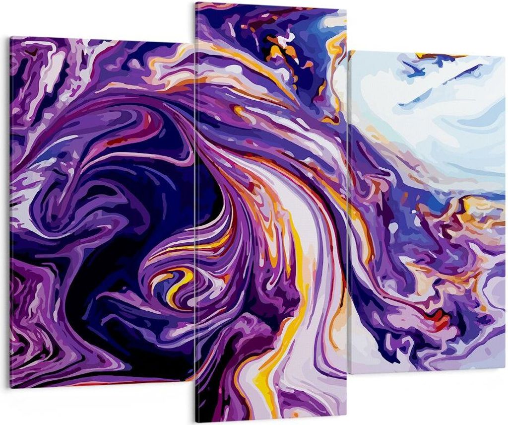 Bild auf Leinwand - Leinwandbild - Abstraktion modern - 130x100cm - Wand Bild - Wanddeko - Leinwanddruck - Bilder - Kunstdruck - Wanddekoration - L...