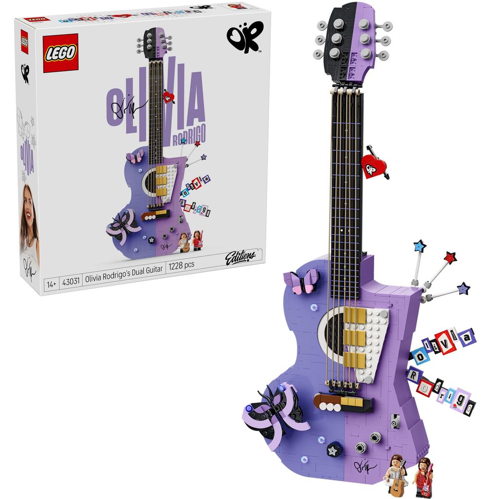 LEGO Editions: Chitarra di Olivia Rodrigo - Modello 3D con Immagine del prodotto 