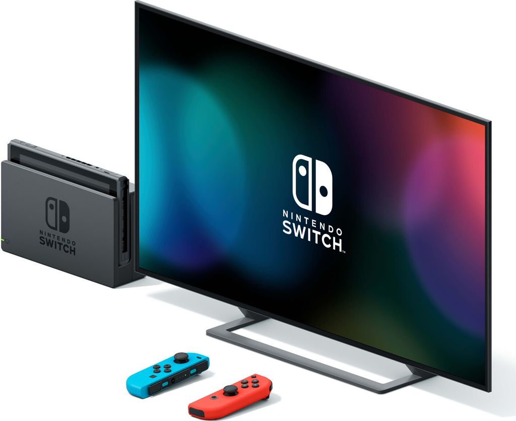 Nintendo Switch V2 Console Neon Red / Blue with Switch Produktbild 