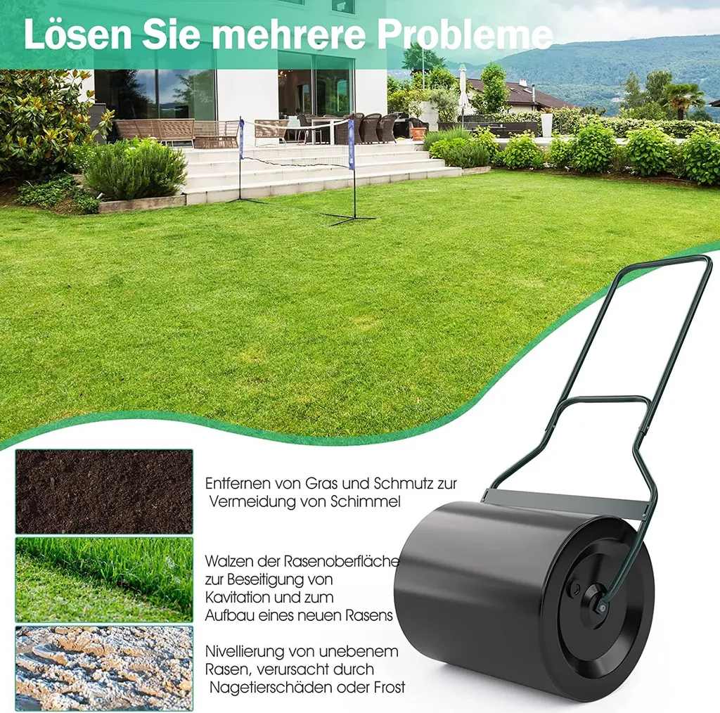 Rasenwalze DRW 100 - Gartenwalze, Wiesenwalze, Acke Produktbild-Vorschau 2