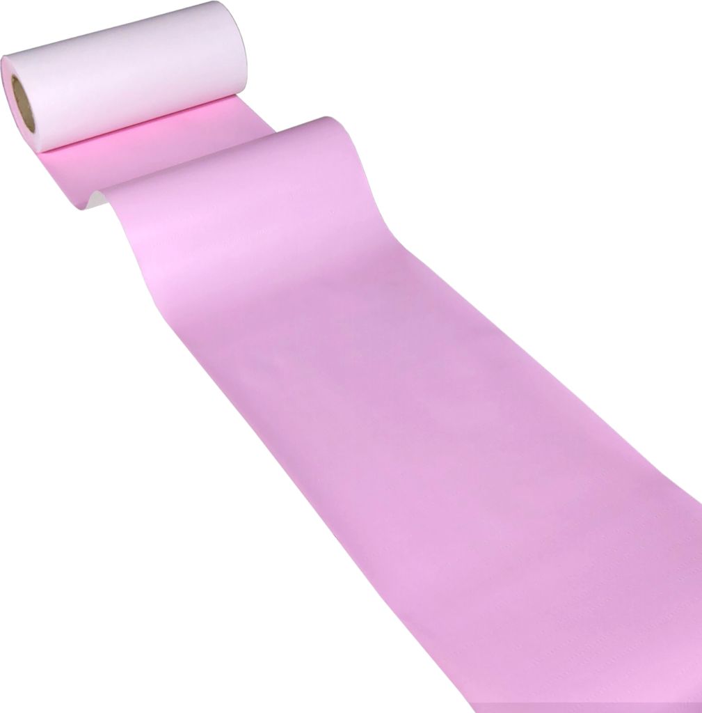 50m x 0,20m JUNOPAX Papier Tischband rosa