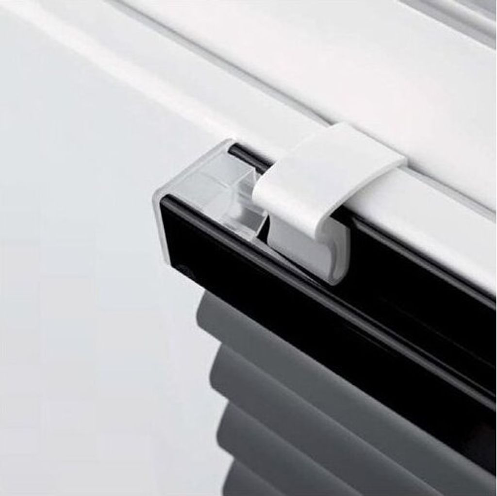 Interdeco Klemmträger / Klemmbefestigung für Jalousien 27 x 19 mm Weiß, Pack. 2 Stück