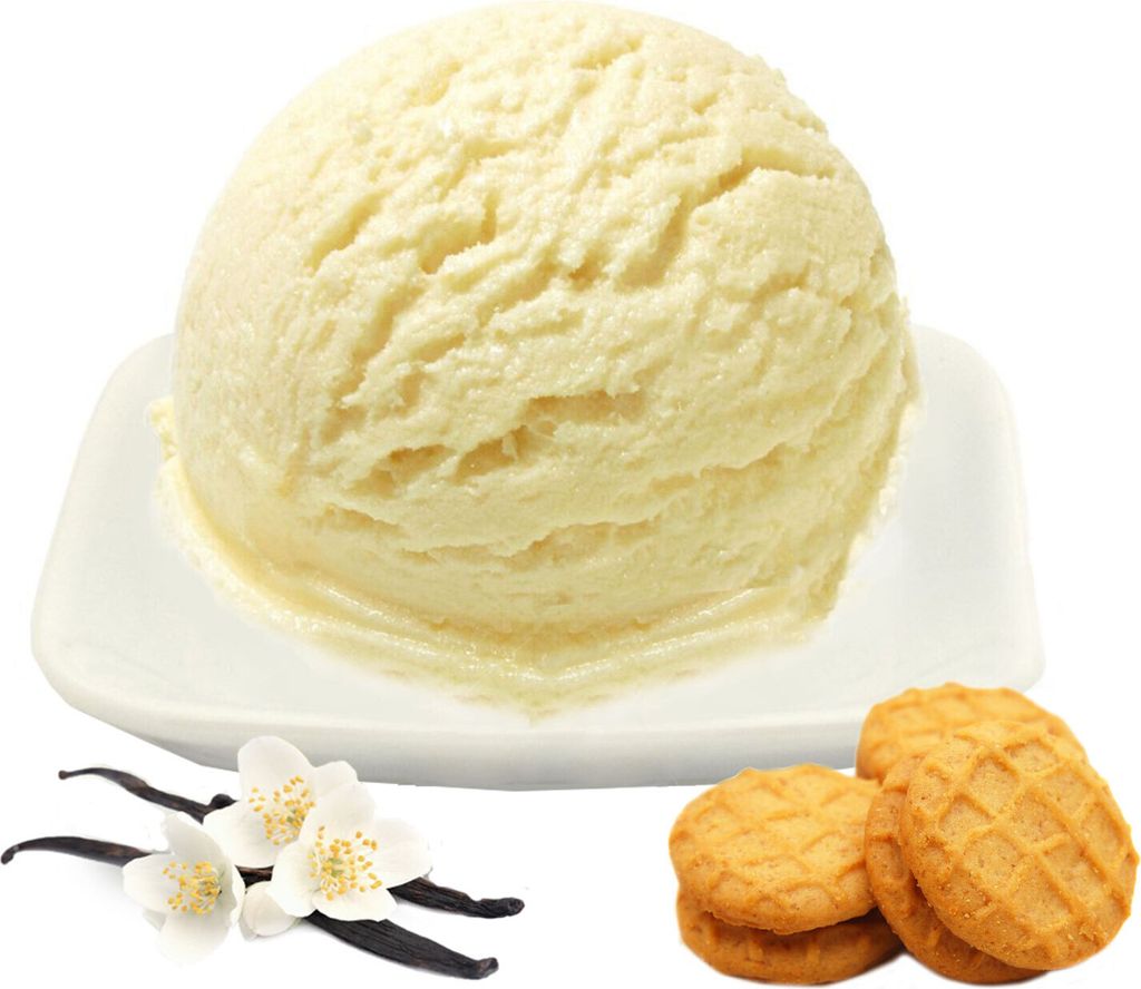 Vanille Keks Cookie Low Carb Eis Pulver Vegan Zucker-, laktosefrei 333 g