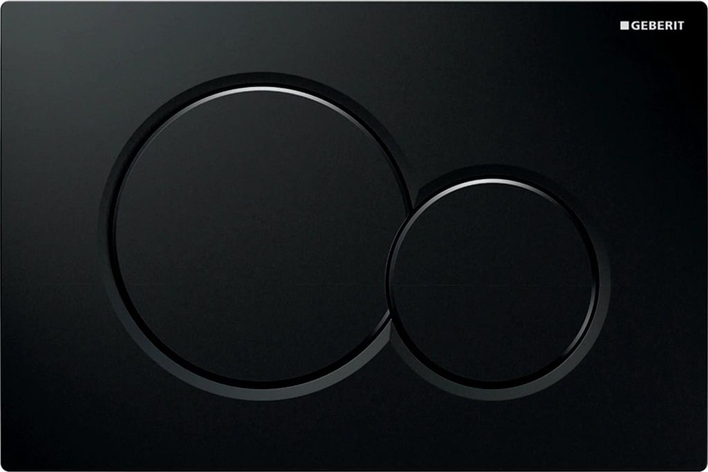 GEBERIT SIGMA01 Plaque depour WC, rinçage à 2 quantités Image du produit 