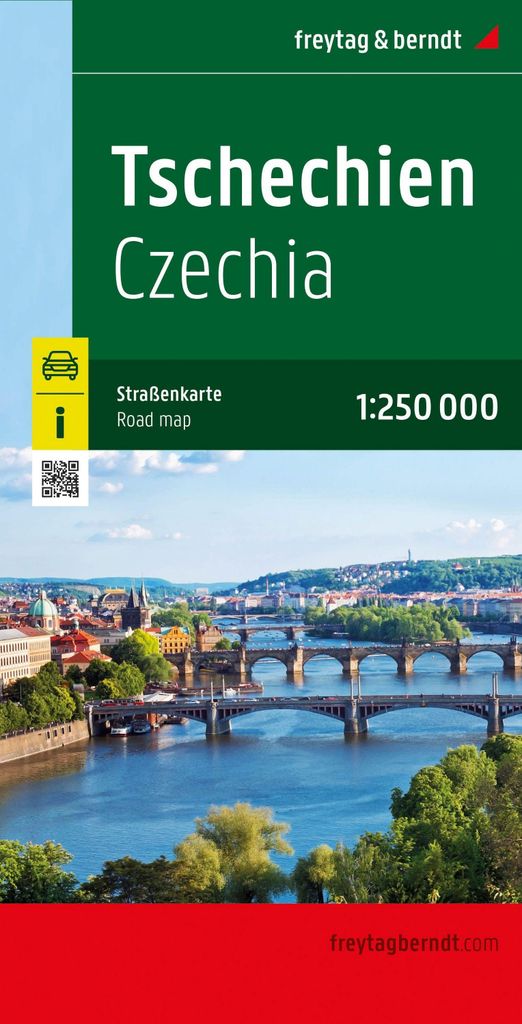 Tschechien, Straßenkarte 1:250.000, freytag & berndt Produktbild 