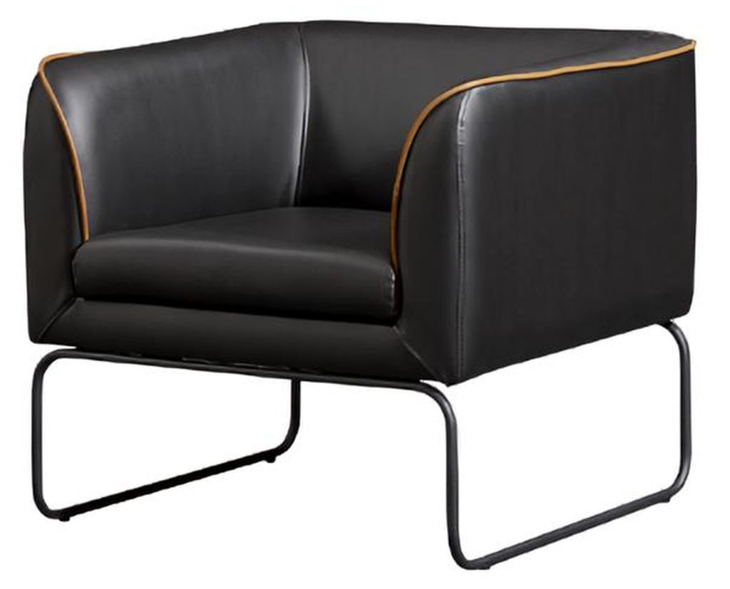 Sessel Sitzer Wohnzimmer Polster Luxus Einrichtung Leder Sofa Couch Modern Neu