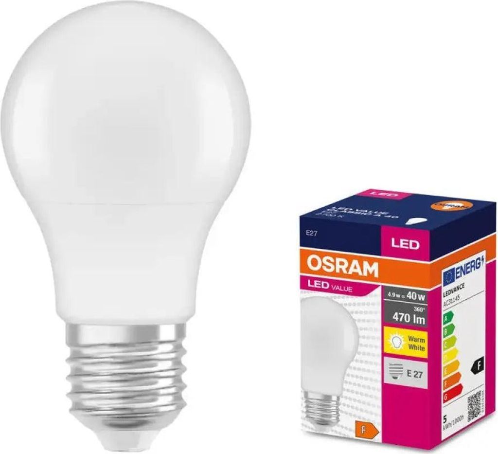 Osram LED CLASSIC A V, 4,9 W, 40 W, E27, 470 lm, 10000 h, Produktbild 