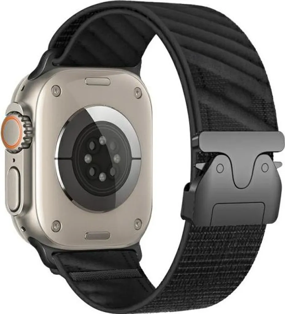 Cinturino Beline Obliquo Apple Watch 42-49mm Nero - Idea Regalo Top