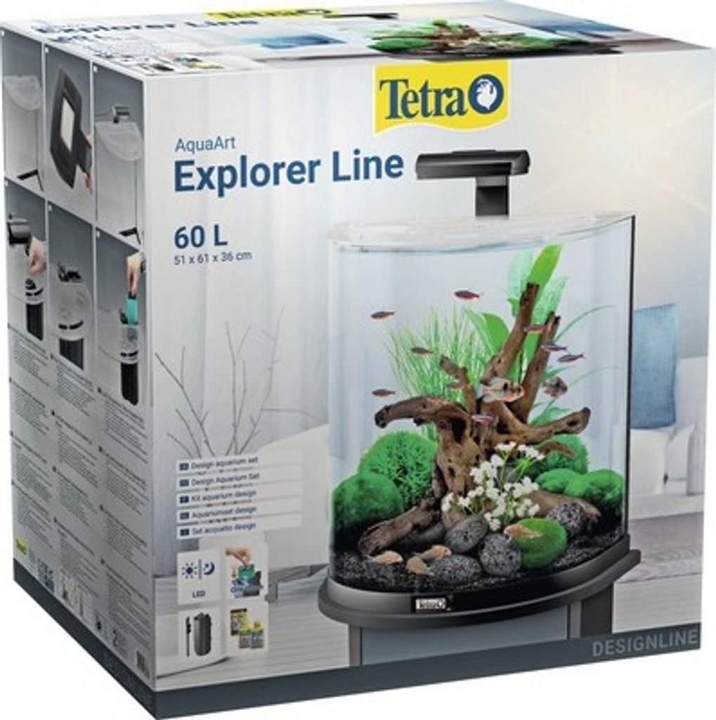 Akvárium set AquaArt Explorer 50 x 32 x 50 cm 60 l Obrázek produktu 3