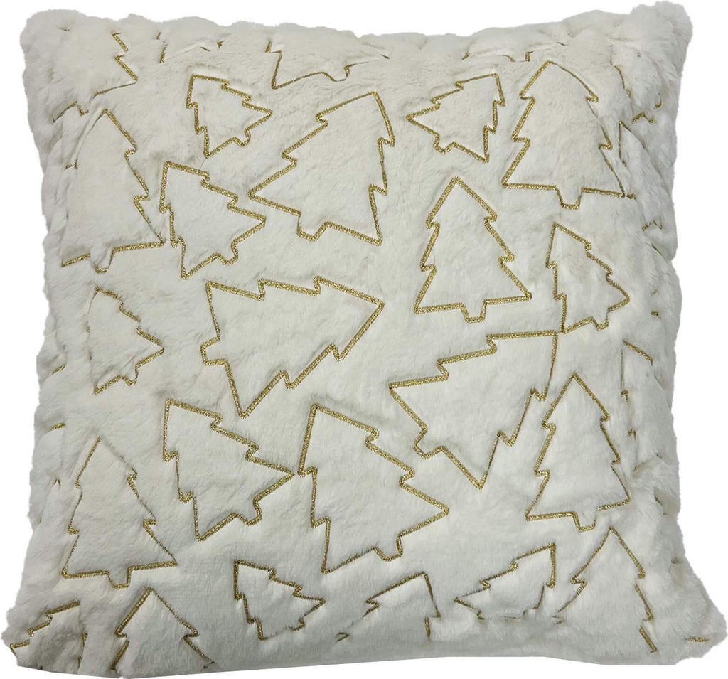 Textino Kissenbezug Pina 45x45 cm Weiß Geometric
