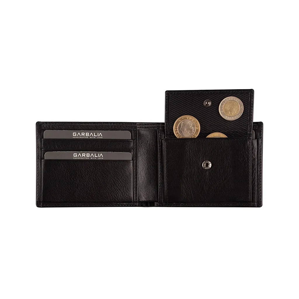 Portefeuille en Cuir Noir Chapel ZYM1181 : Accessoire de Mode Durable