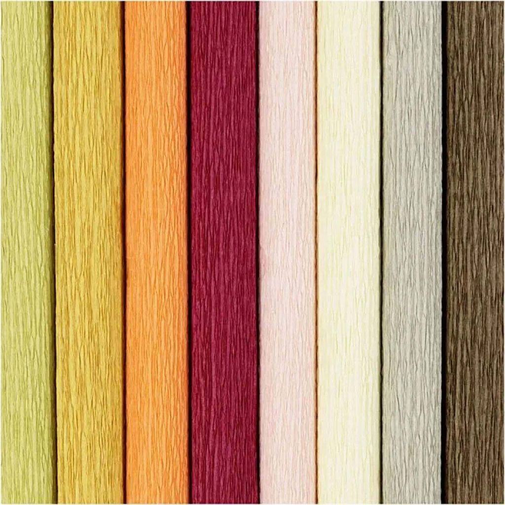 Creativ Company Krepppapier, 250 mm, 600 mm, 8 Blätter, 105 Produktbild 