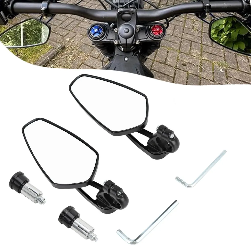 Rétroviseurs de Moto pour Sur-Ron Light Bee X S - Paire d'Embouts Noir