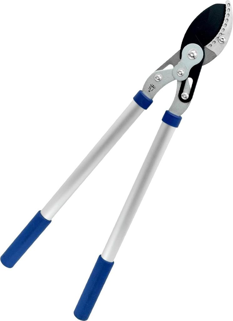 Teleskopische Astschneider - Amboss-Astschneider 8041RS 711 cm - doppelte Komponenten - silber-blauer teleskopischer Astschneider
