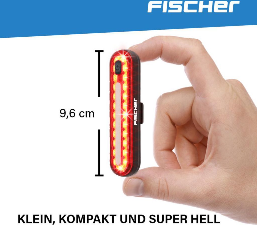 Akumulatorowe światło hamowania LED FISCHER do rowerów Zdjęcie produktu 19