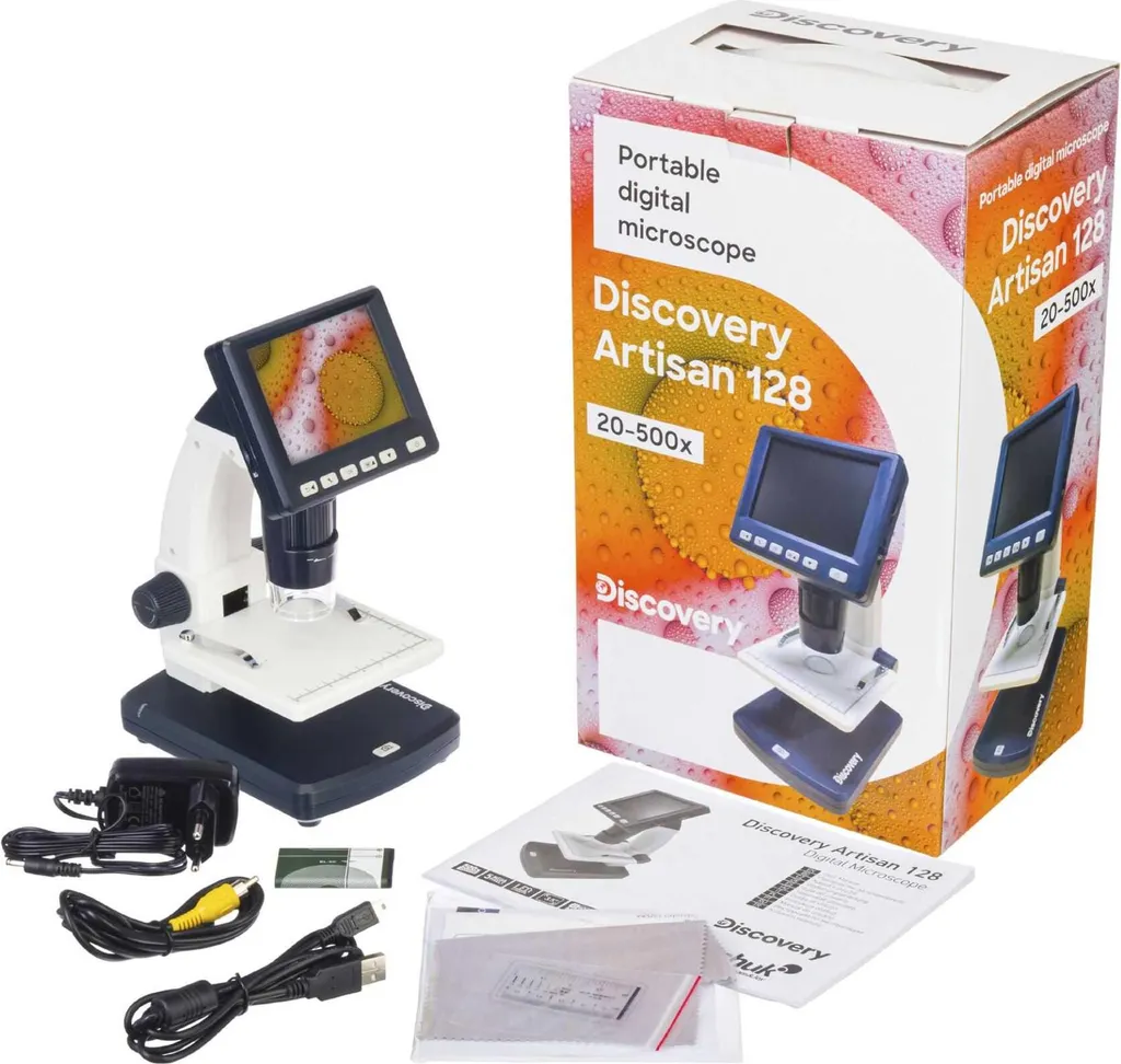 Microscope numérique Discovery Artisan 128 avec écran LCD 3,5 pouces - 9