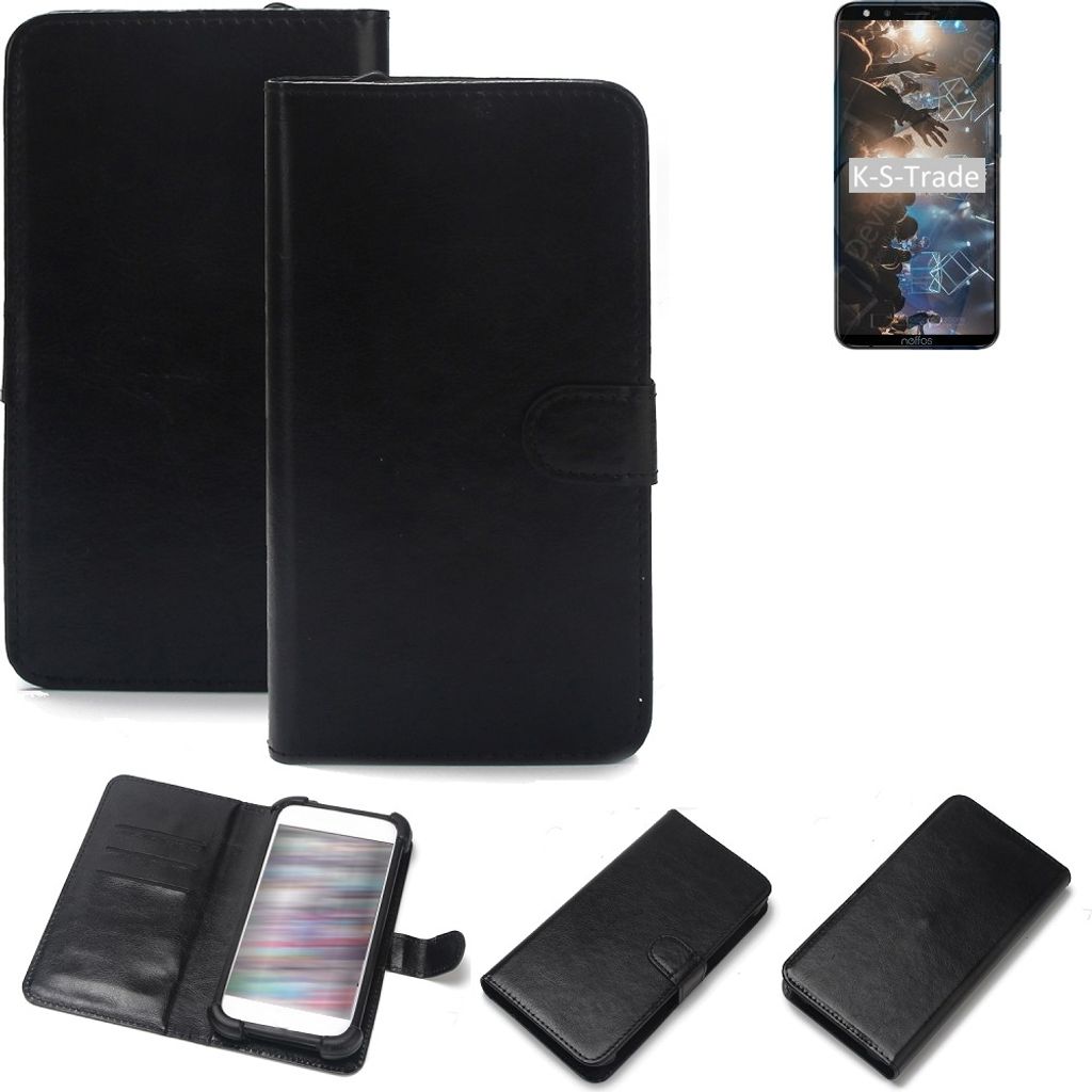 K-S-Trade Handyhülle Schutzhülle kompatibel mit TP-LINK Neffos C7 Lite Handy Schutz Hülle Handyhülle Bumper schwarz 1x