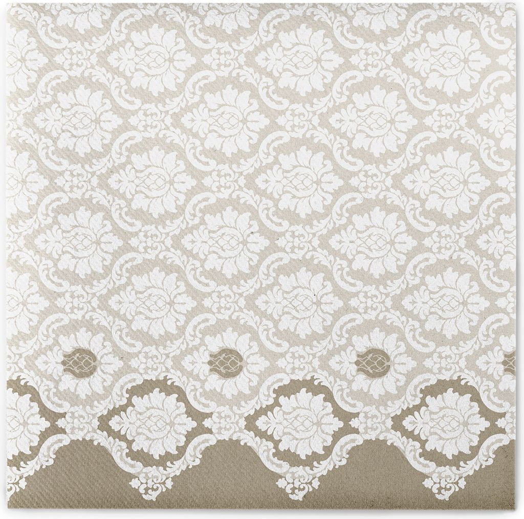 Sovie HORECA Serviette Mandy in Grau aus Linclass Airlaid 40 x 40 cm, 50 Stück - Ornamente