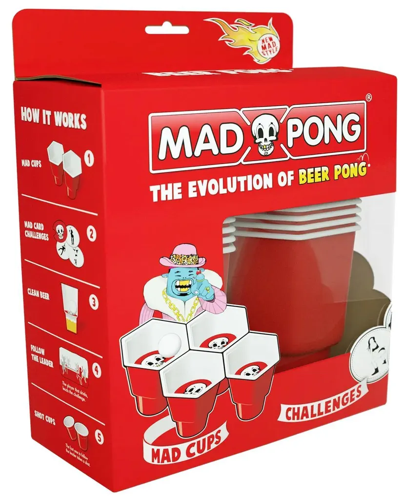 Jeu MadPong Beer Pong 2.0 pour Animation de Soirée et Apéro Amis