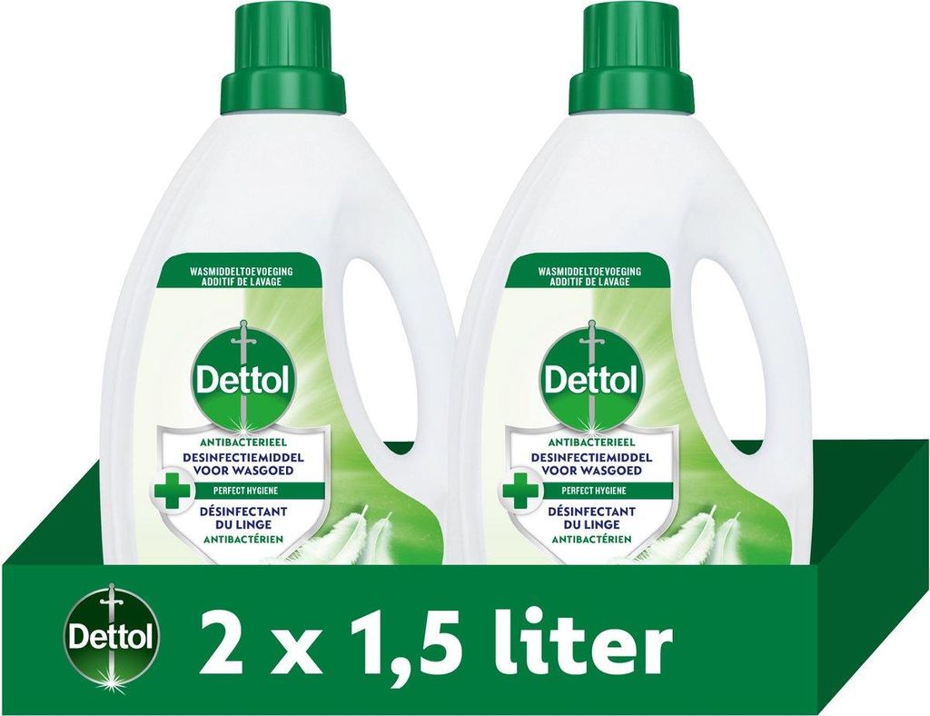 Dettol Additivo per bucato - Delicato - 1,5 l - 2 pezzi - Immagine del prodotto 