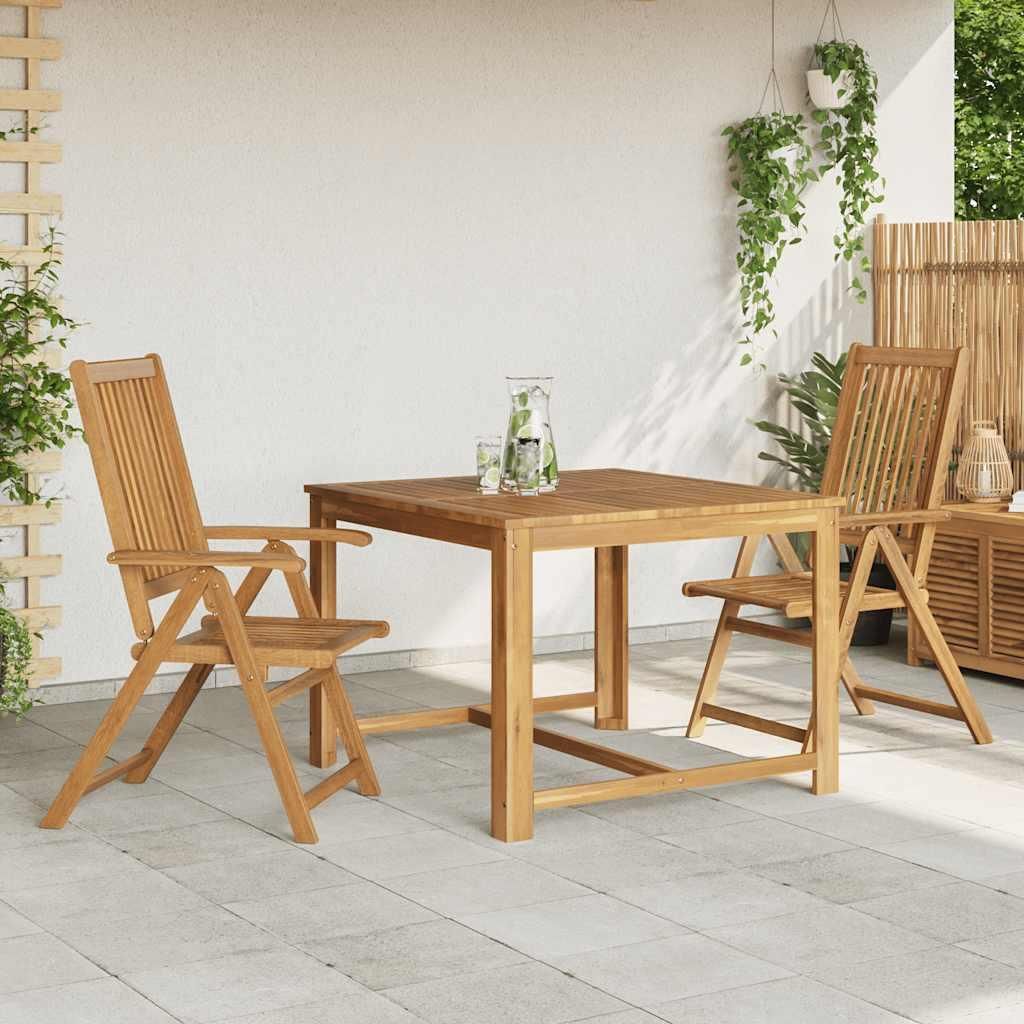 vidaXL Klappstühle 2 Stk. Akazie Massivholz Produktbild 