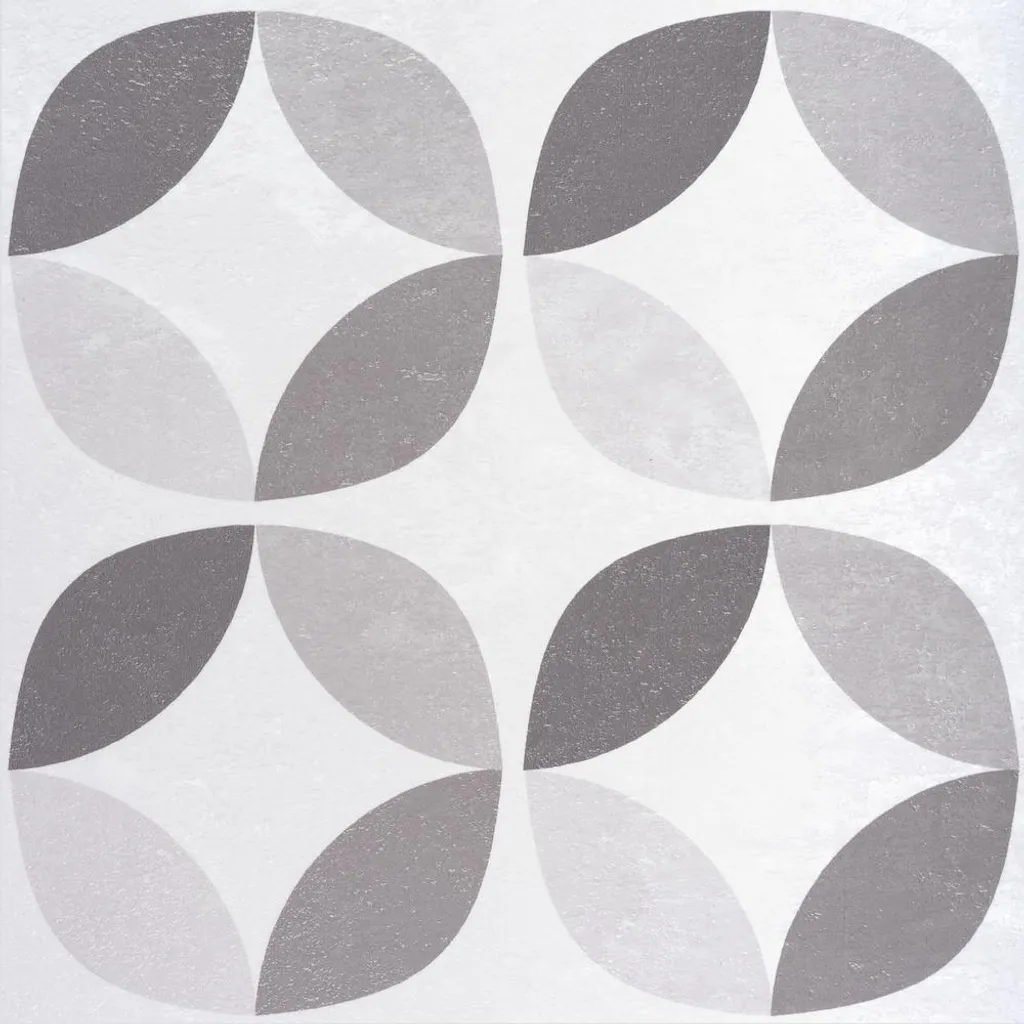 Crédence Murale Adhésive Cuisine et Bain Style Géométrique Gris x6