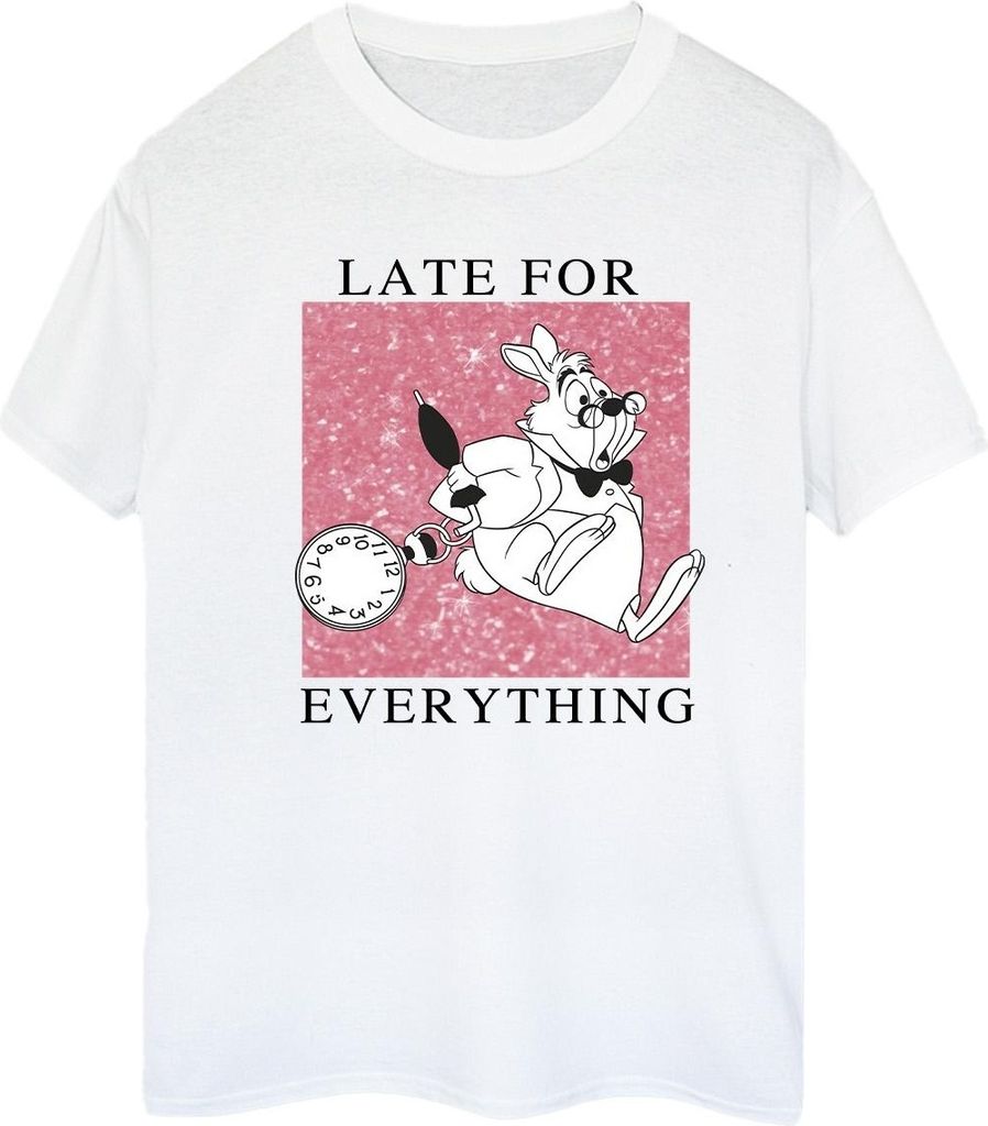 Disney - "Alice in Wonderland" T-Shirt für Damen BI8782 (M) (Weiß)
