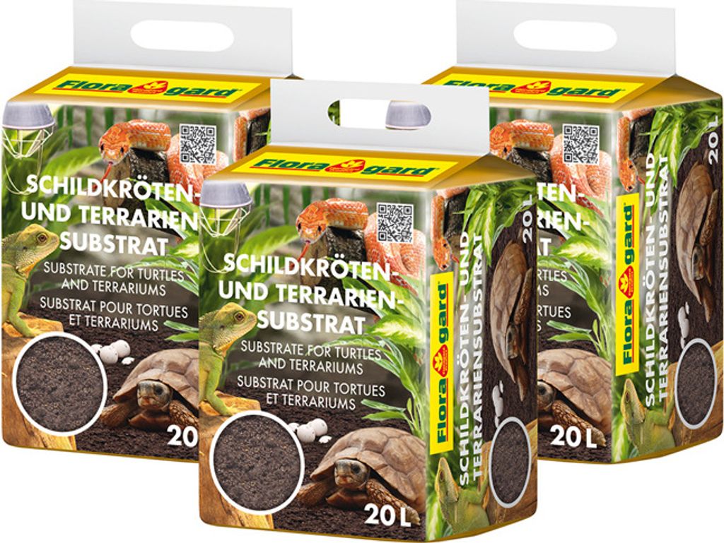 Floragard Schildkröten - und Terrariensubstrat 60 L (3 x Produktbild 