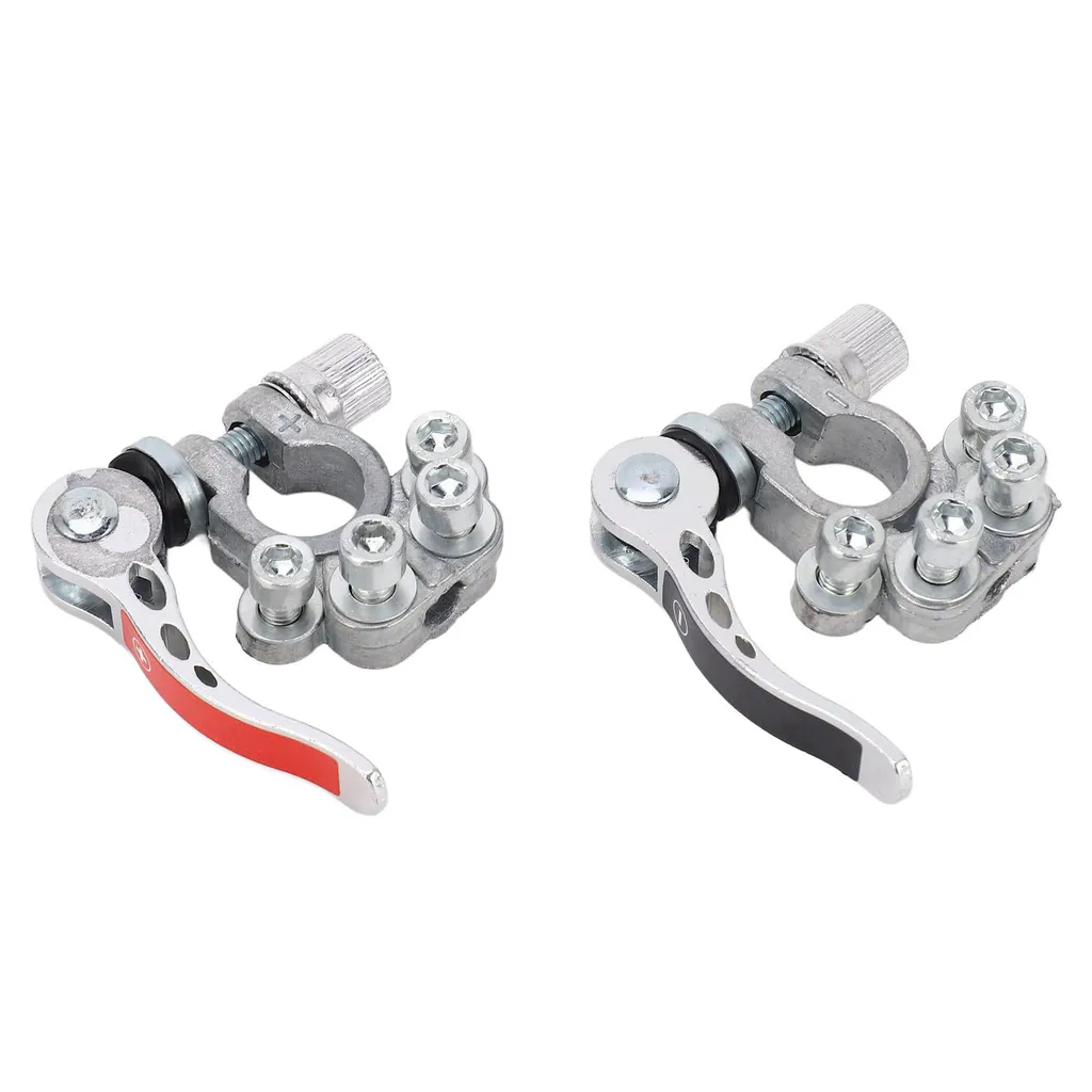 Connettore terminale della batteria, terminale del cavo della batteria a sgancio rapido, terminale del cavo della batteria dell'automobile, connettore terminale positivo negativo a 4 vie, connettore a sgancio rapido della batteria, terminale a sgancio rapido della batteria - 4