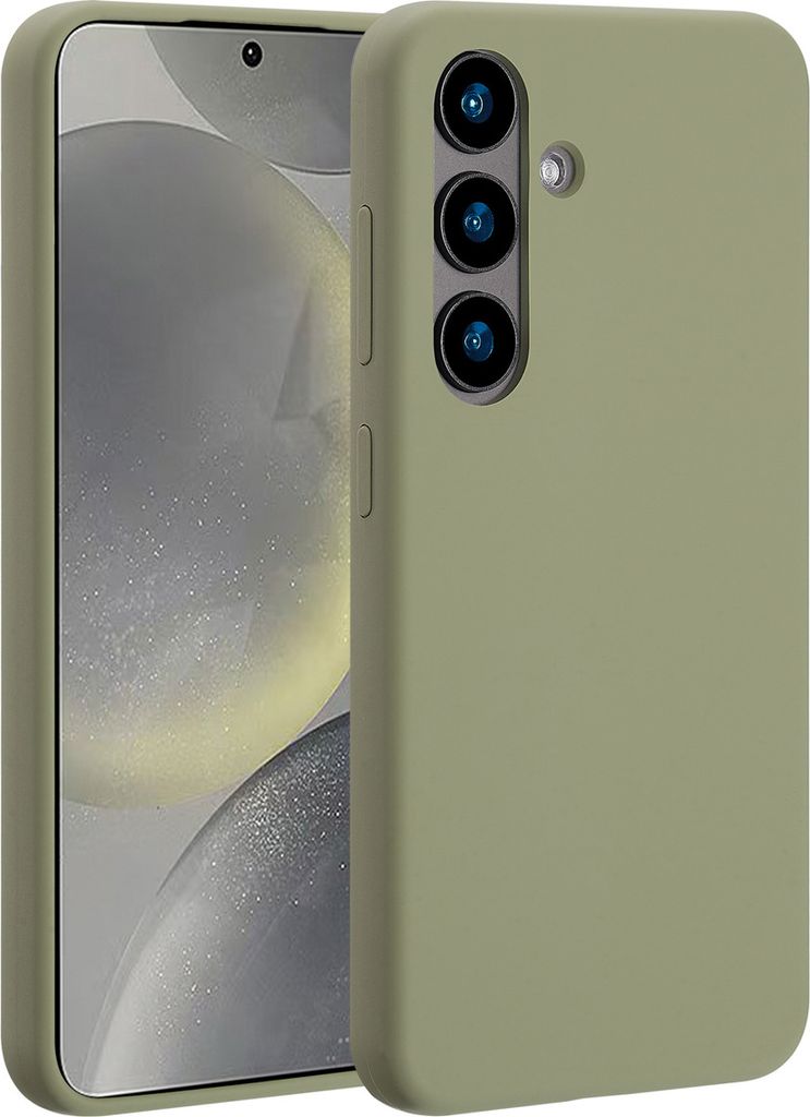 Accezz Liquid Silikoncase mit MagSafe Samsung Galaxy S24 - Cooper Green
