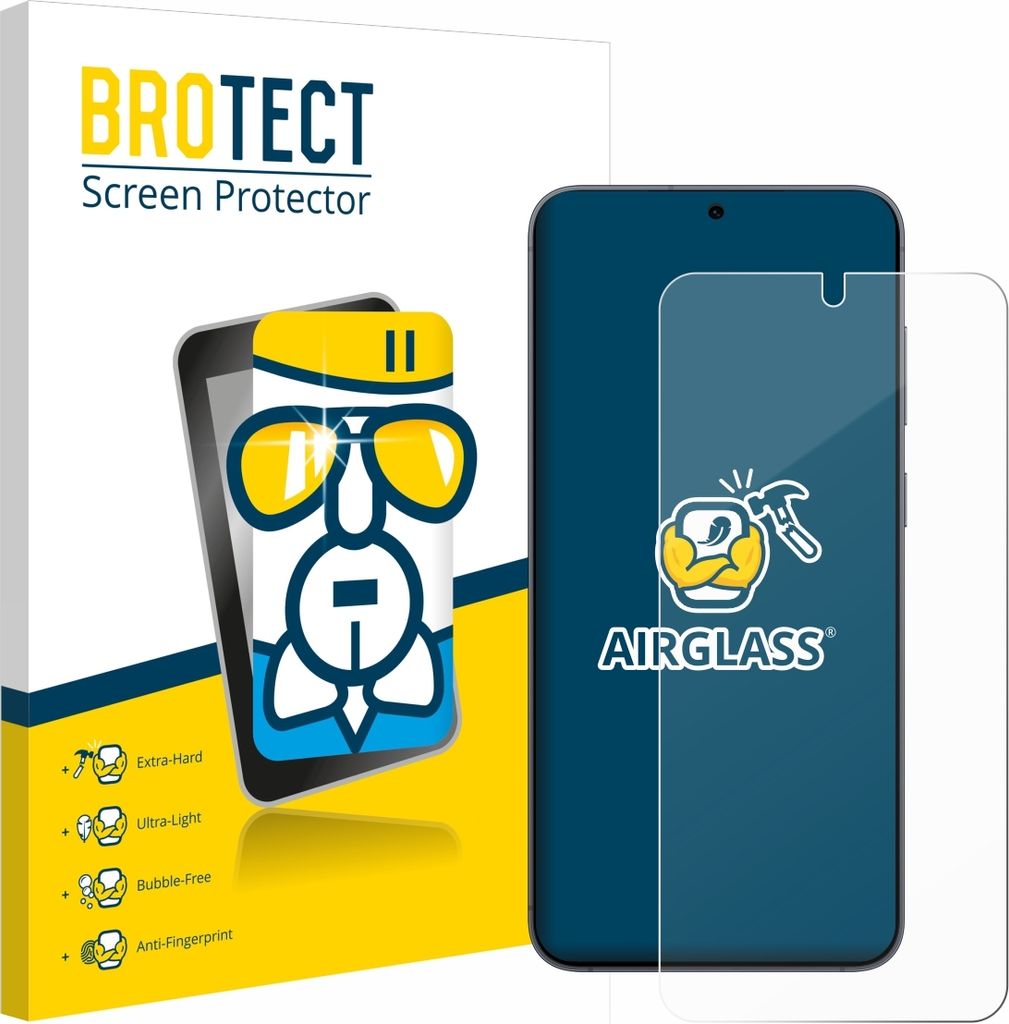 BROTECT Schutzglas für Samsung Galaxy S25 Enterprise Edition Schutzfolie Panzer Folie Glas Display Schutz klar