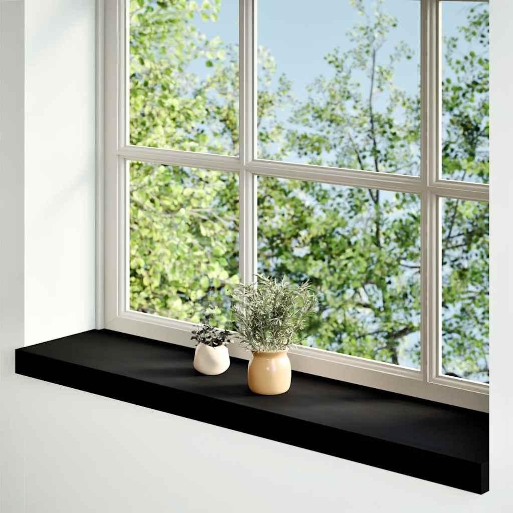 vidaXL Fensterbänke 2 Stk. Dunkelbraun 70x20x2 cm Massivholz Eiche