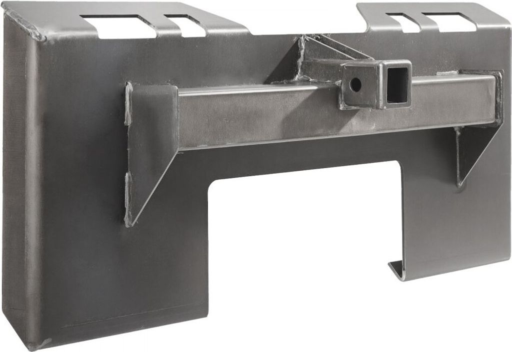 Kompaktlader Befestigungsplatte 6,35 mm - Schnellbefestigung 6 cm - Universal Empfänger für Kompaktlader Zubehör