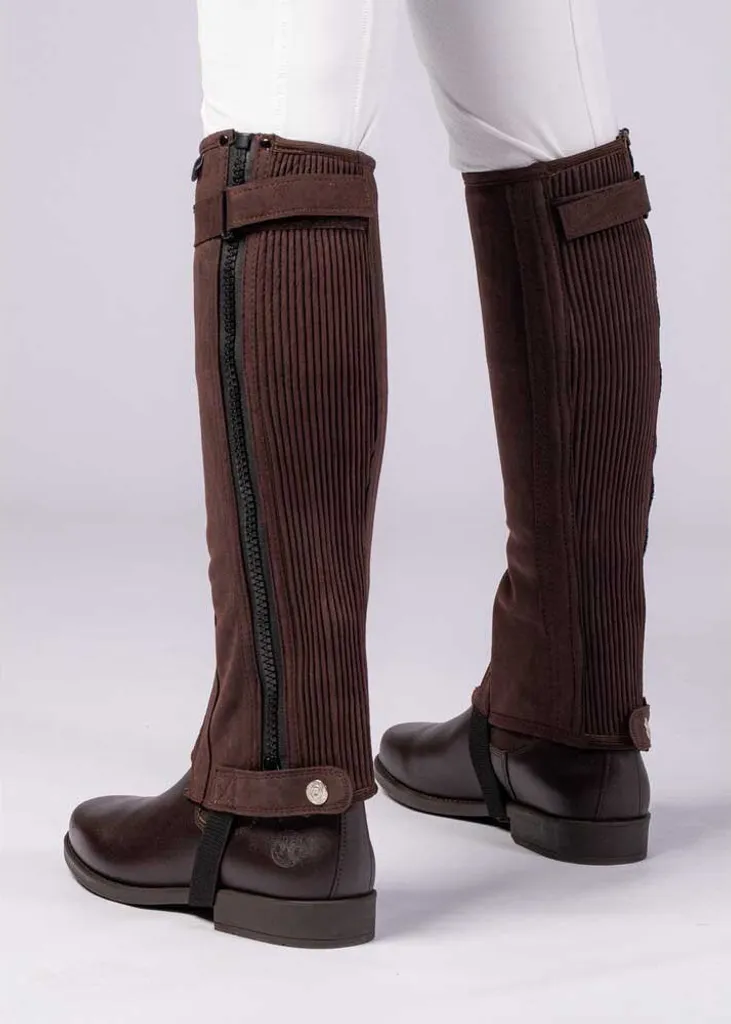 Mini-chaps Amara Harry's Horse 2XL Marron - Solution Mollets Larges - 3