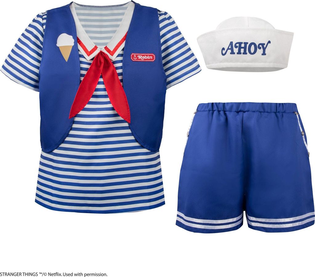 Stranger Things: Kostium Robin z Scoops Ahoy dla Fanów Image du produit 