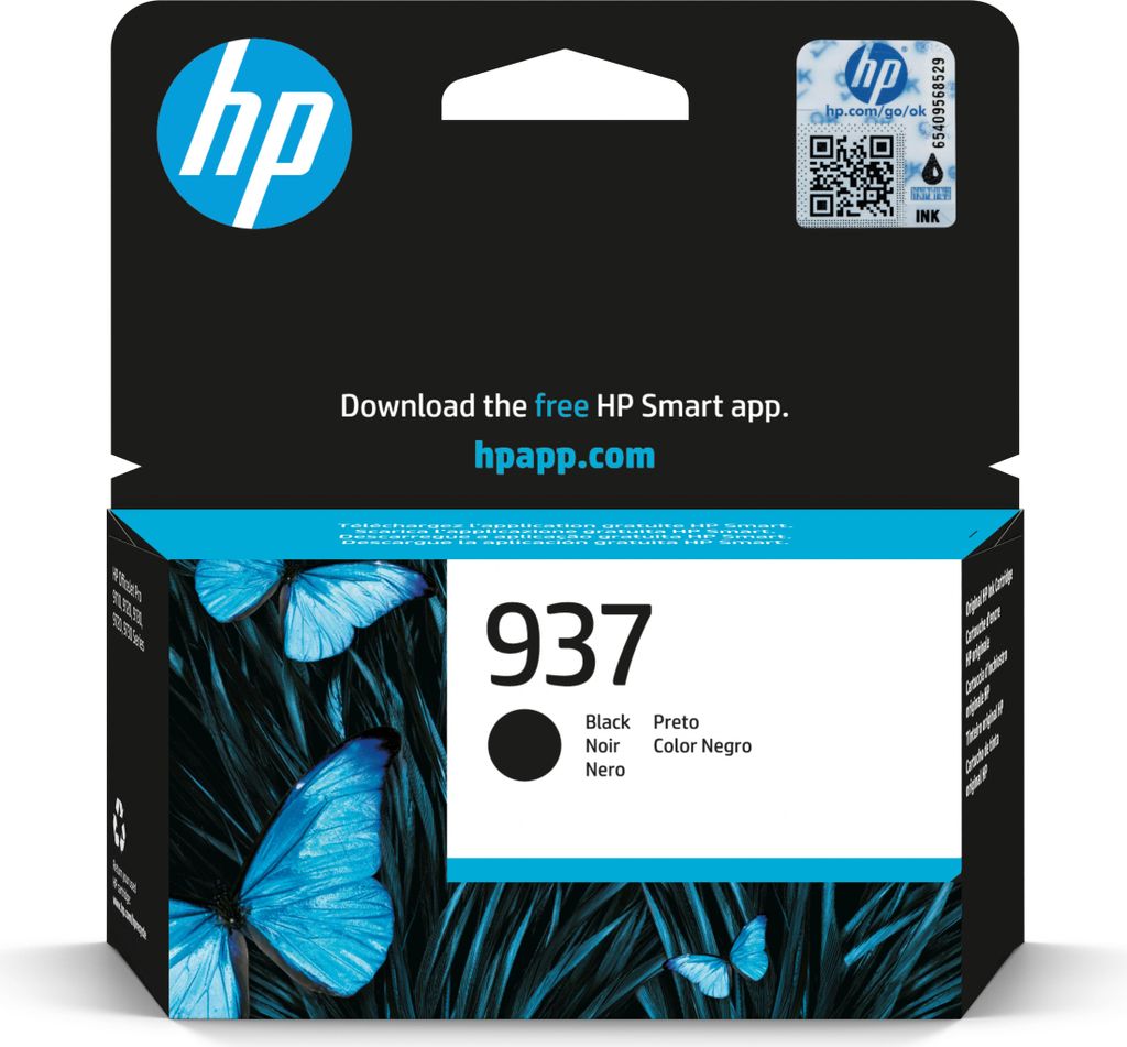 HP Oryginalny wkad z czarnym atramentem 937 Zdjęcie produktu 