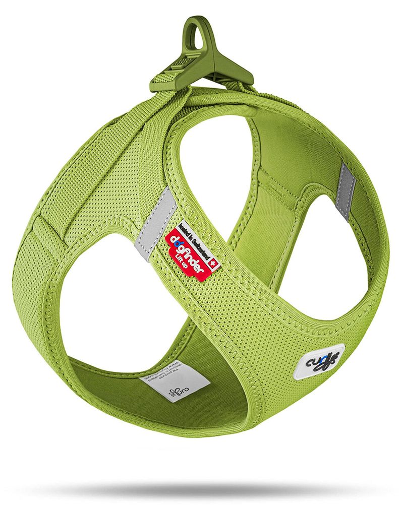 Curli Air-Mesh, Borsttuig, Vestmodel, Maat S, Groen, Nylon, Productafbeelding 