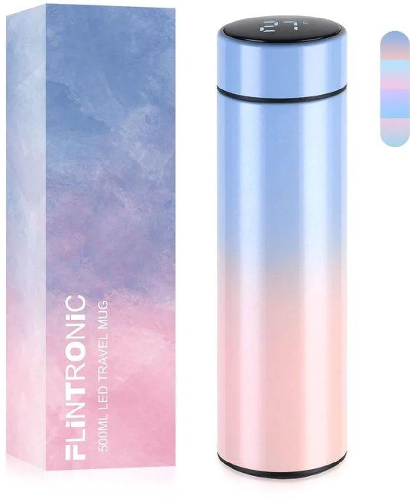 Gourde Isotherme Sans BPA 500ml : Fini les Brûlures avec l'Affichage LED