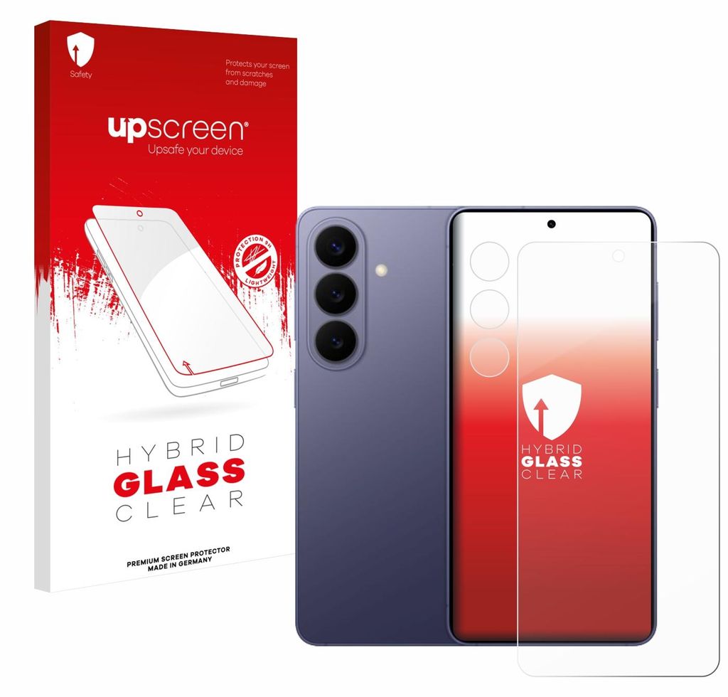 upscreen Schutzglas für Samsung Galaxy S26 (Display+Kamera) Schutzfolie Panzer Folie Glas Display Schutz klar