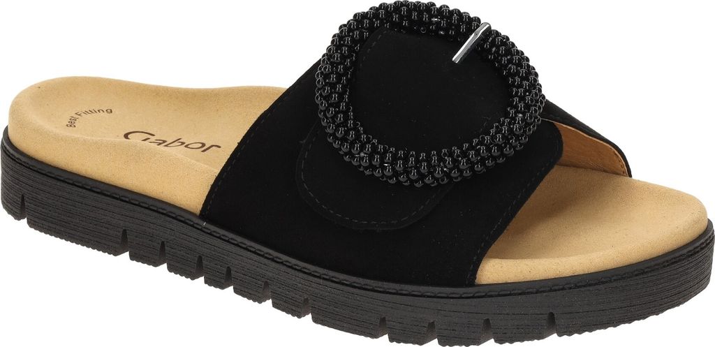 Gabor 63.745 Damen Pantoletten - Pantolette schwarz Freizeit NEU