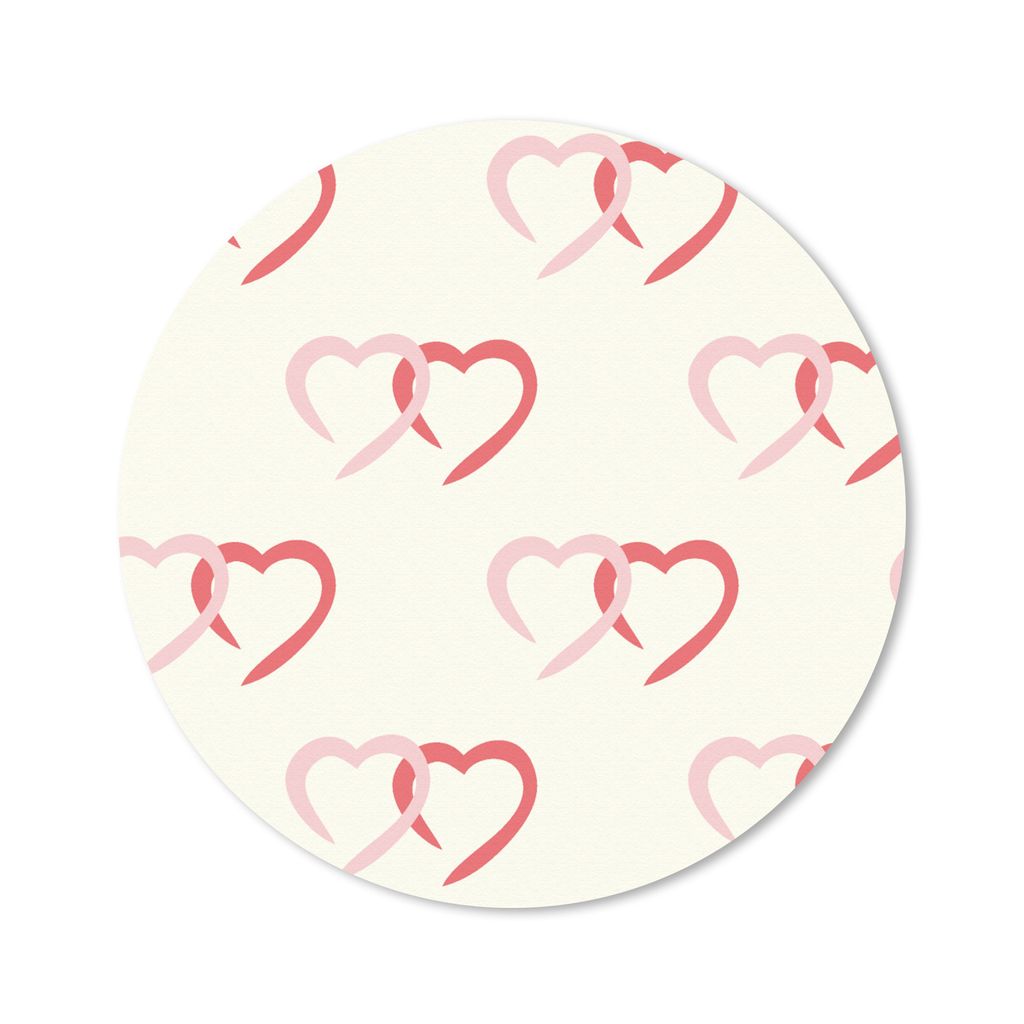 MuchoWow Mauspad Mousepad Valentinsgeschenk - Liebe - Muster 20x20 cm - Mousepads - Maus Mat - Pad - Mausunterlage - Schreibtischmatte