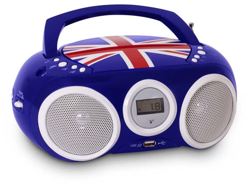 Bigben Interactive - Tragbares CD/Radio CD32 - Union Jack Produktbild 