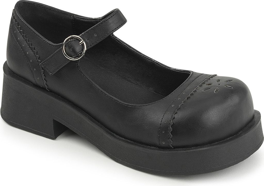 CRUX-07 Damen Sandale von DemoniaCult, Schwarz EU 38, US 8