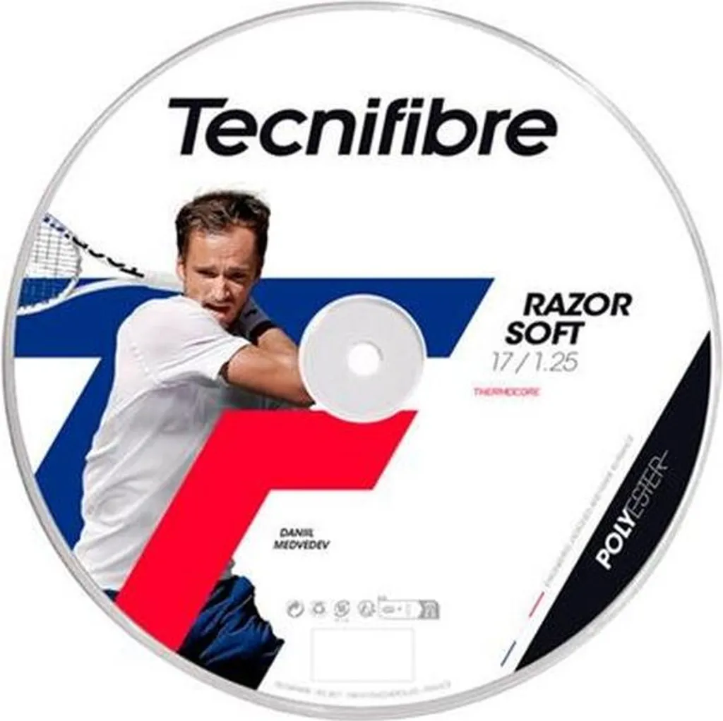 Cordages Tecnifibre Razor Soft Blanc : Adieu aux Vibrations de Frappe