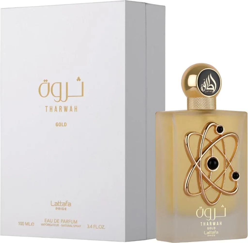 Parfum de Soirée Tharwah Gold Lattafa 100ml - Pour Occasions Spéciales