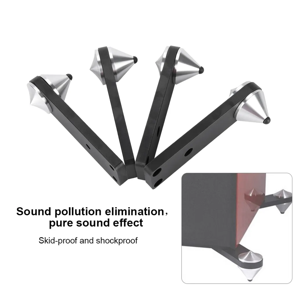 Pied de haut-parleur isolant pour Home Cinéma et caisson de basses